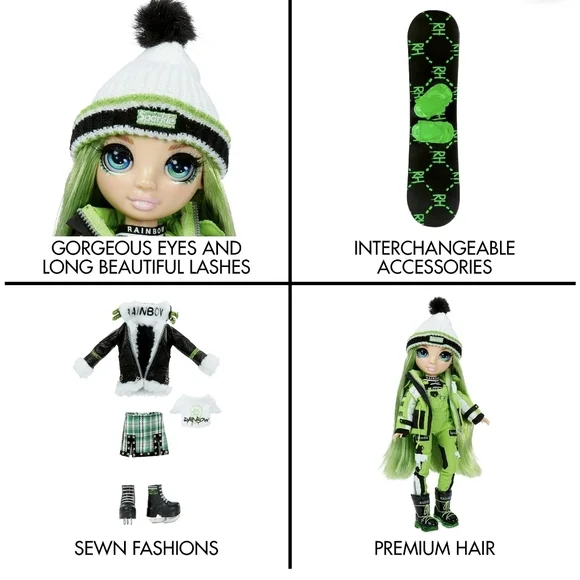 Rainbow High Winter Doll Jade Hunter * COLLECTIBLE!!! - Picture 8 of 8